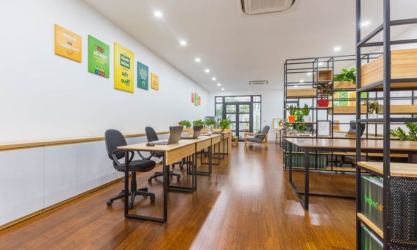 Dự án sàn tre tại BAMBOOALI OFFICE