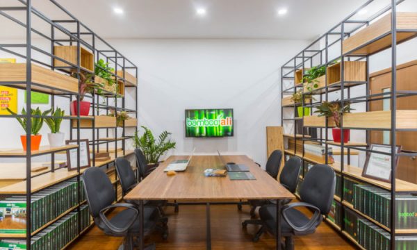 Dự án sàn tre tại BAMBOOALI OFFICE