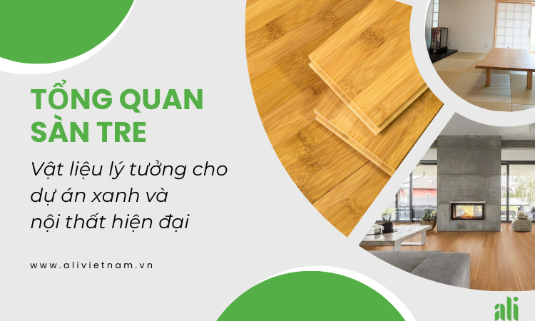 Tổng quan về sàn tre - Vật liệu lý tưởng cho các dự án xanh và thiết kế nội thất hiện đại