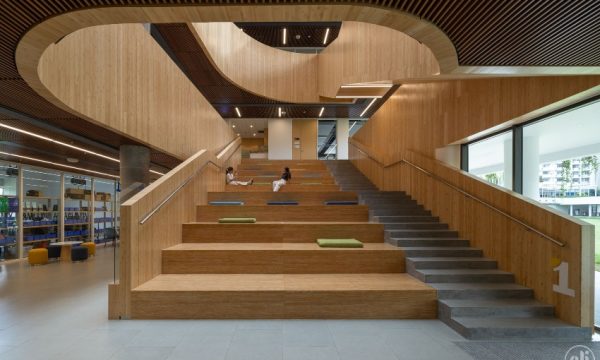 Các chi tiết bằng tre là nét chấm phá đặc biệt tại SSIS